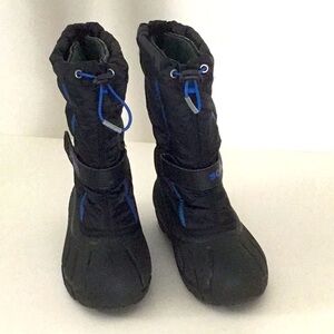 Sorel Black. Chunky Heel Winter Snow/Ski Outdoor Cold Weather Boots, Insulated